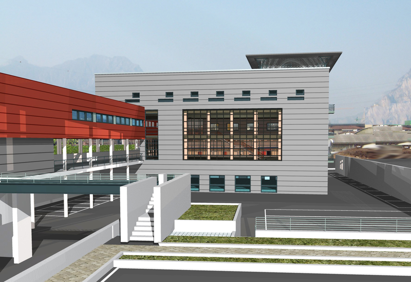 Vista dell’area logistica / View of the logistics area