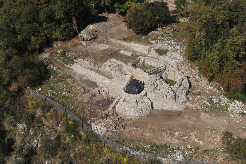 Vista dall'alto del settore VIII