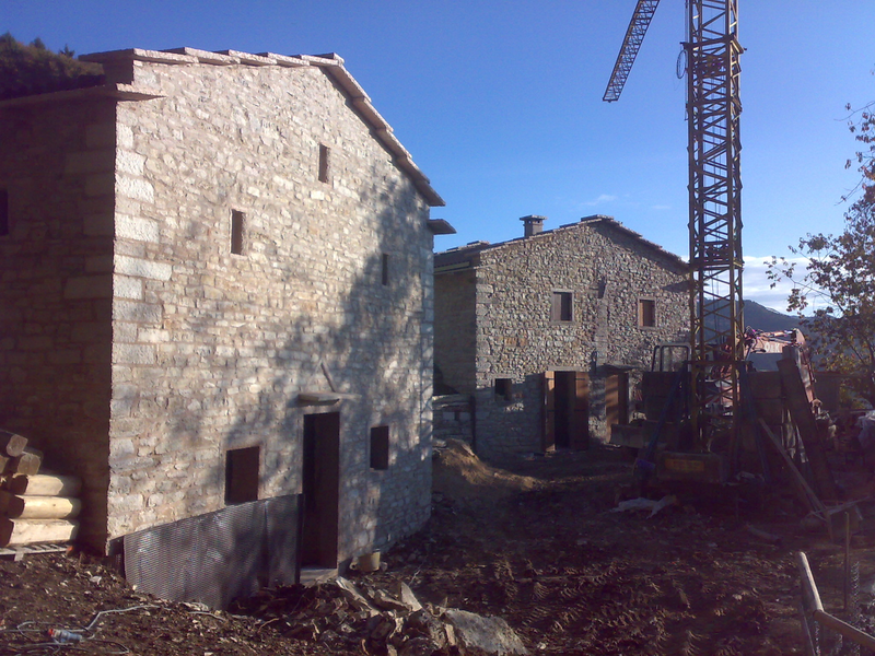 Il cantiere nelle fasi finali